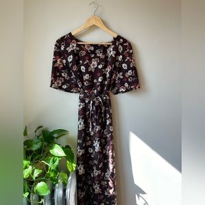 Vintage fall midi dress